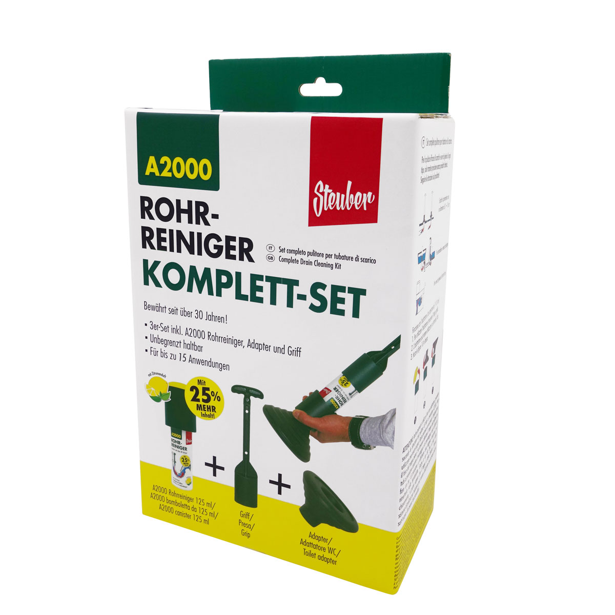 Rohrreiniger Komplettset A2000 125 ml | 120569