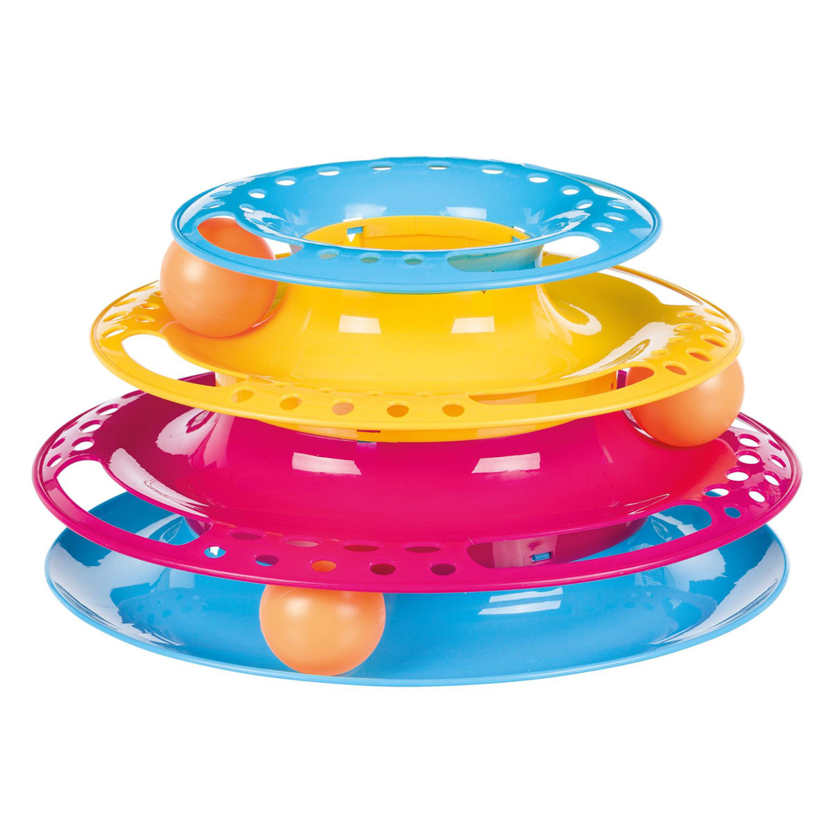 Trixie  Spielturm Catch the Balls bunt 25 cm/13cm | 21721