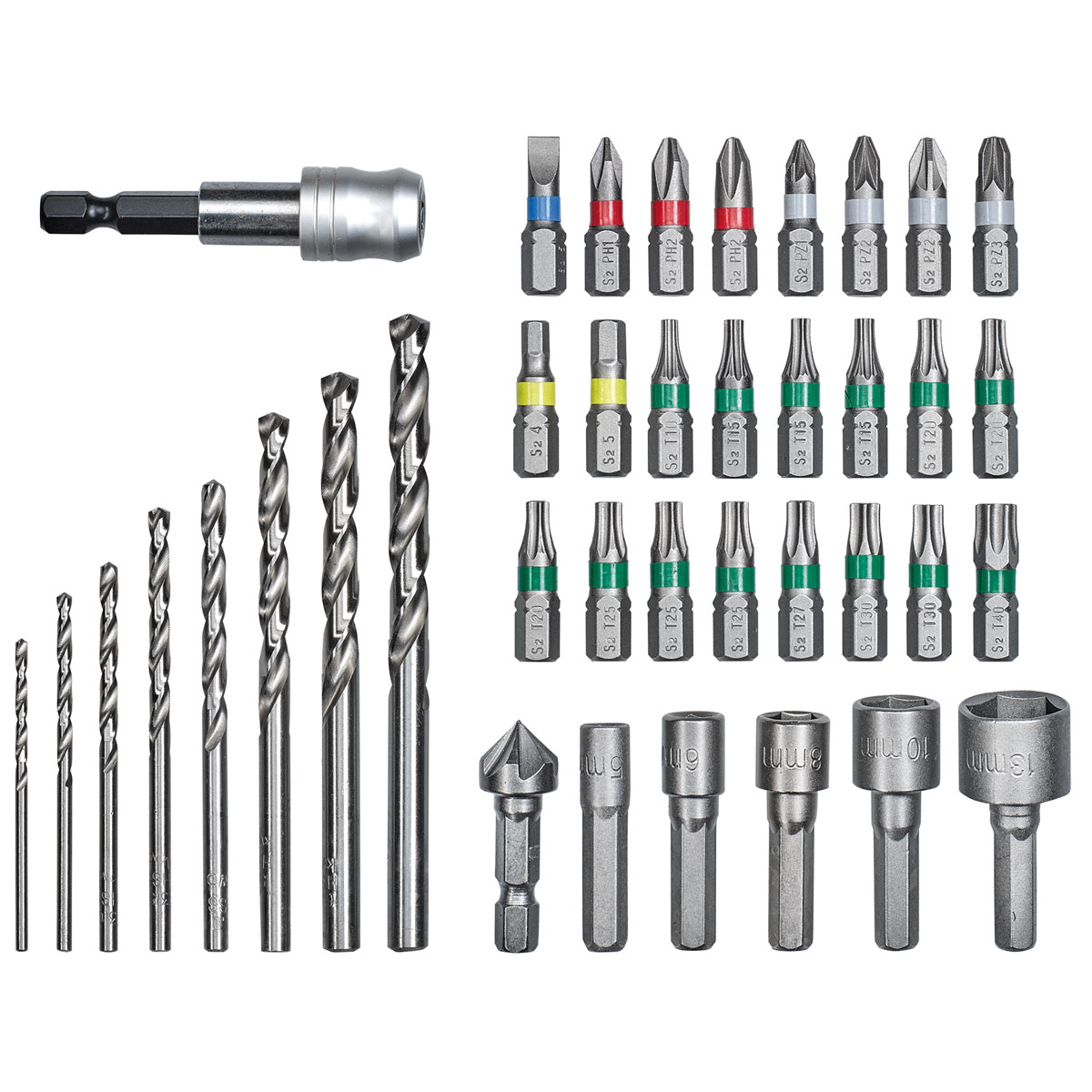 Einhell  Bit-Bohrerbox 39 teilig L-Box | 258788