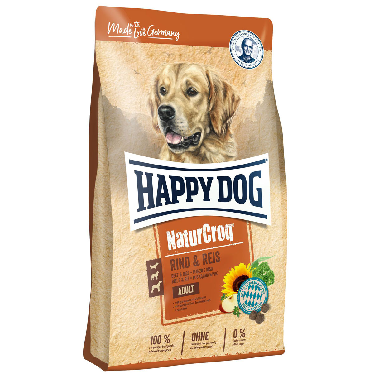Happy Dog  NaturCroq Rind Reis 4kg | 260434
