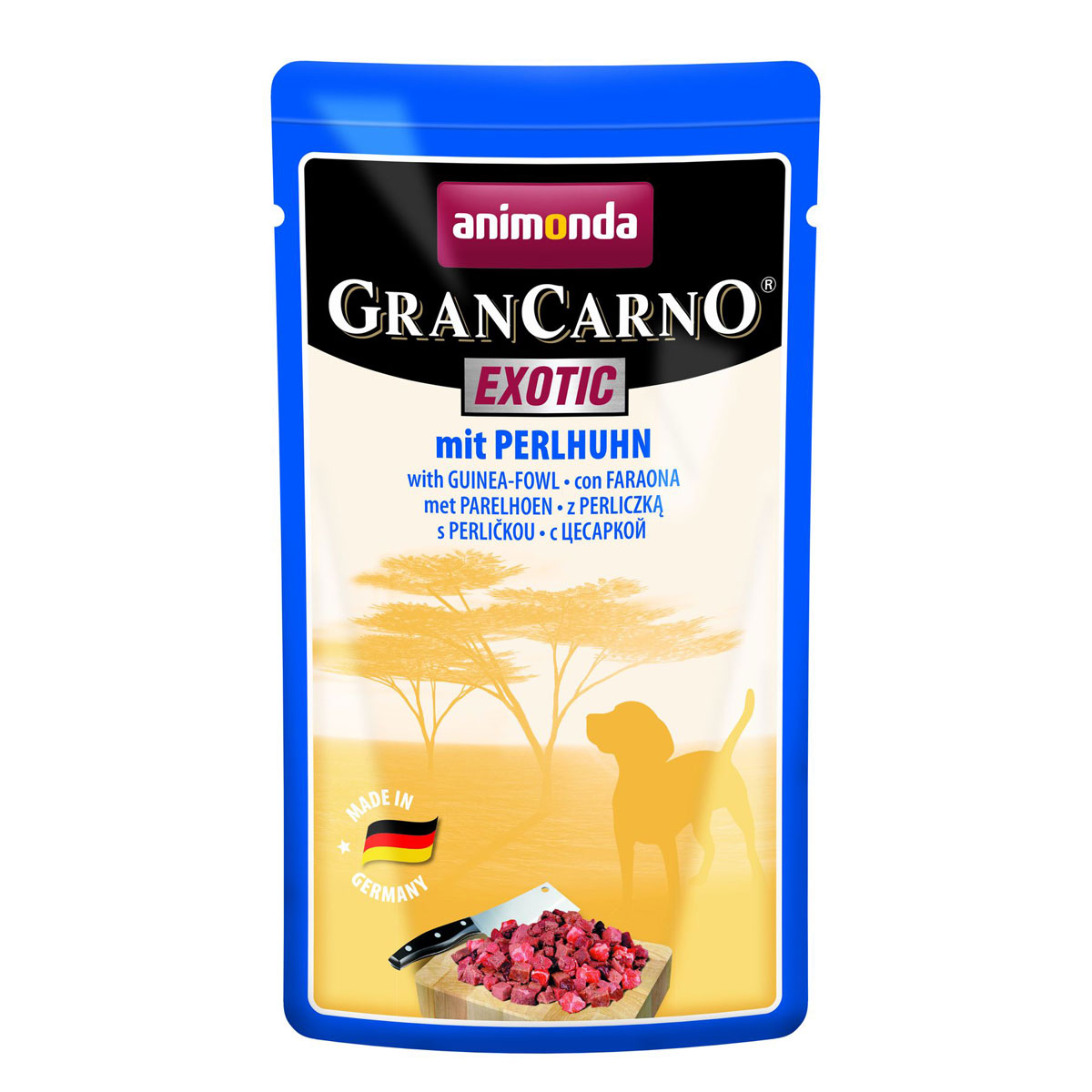 animonda Gran Carno  Dog Exotic mit Perlhuhn 125g Portionsbeutel | 260662