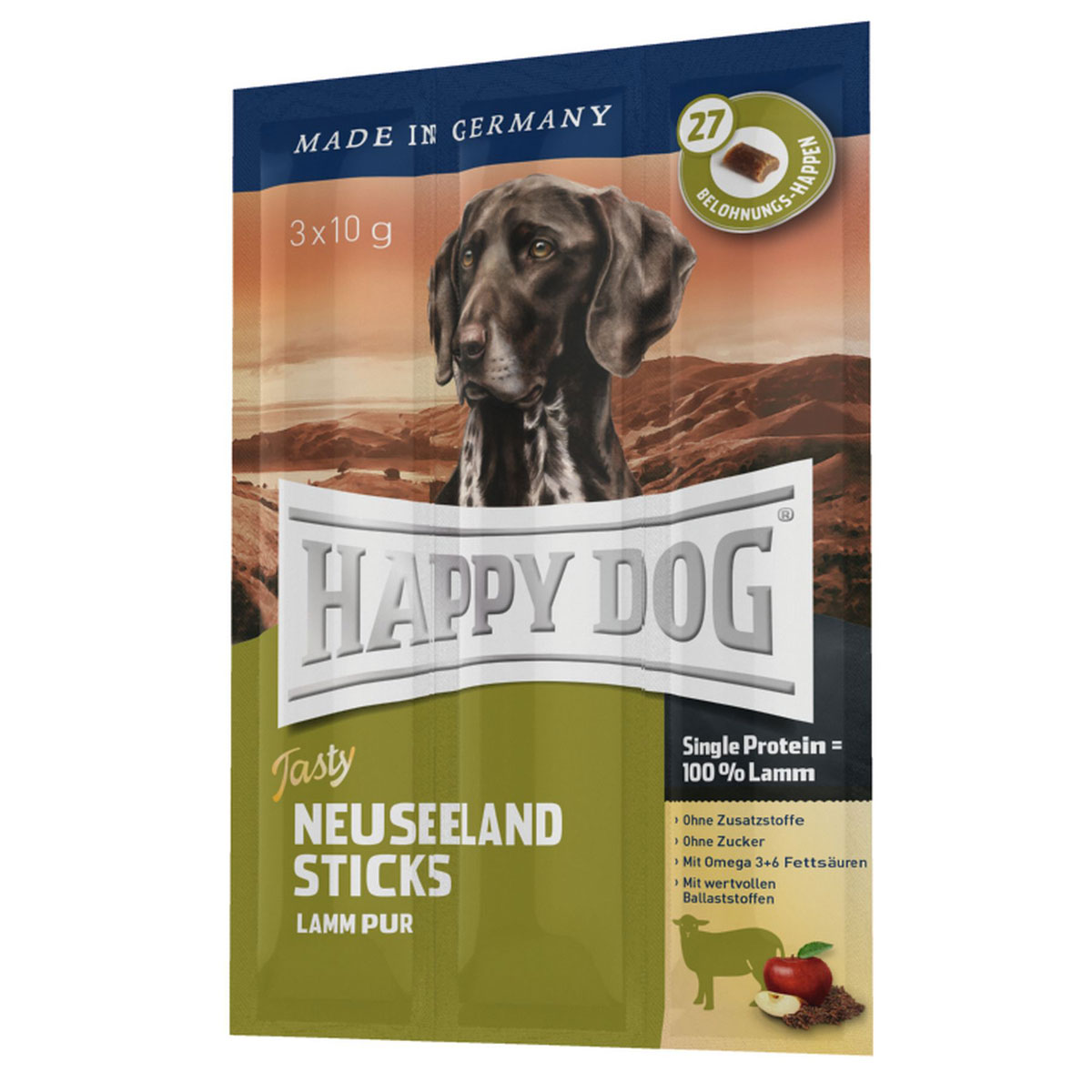 Happy Dog  Supreme Tasty Snack Neuseeland Sticks 3 x 10g | 262920