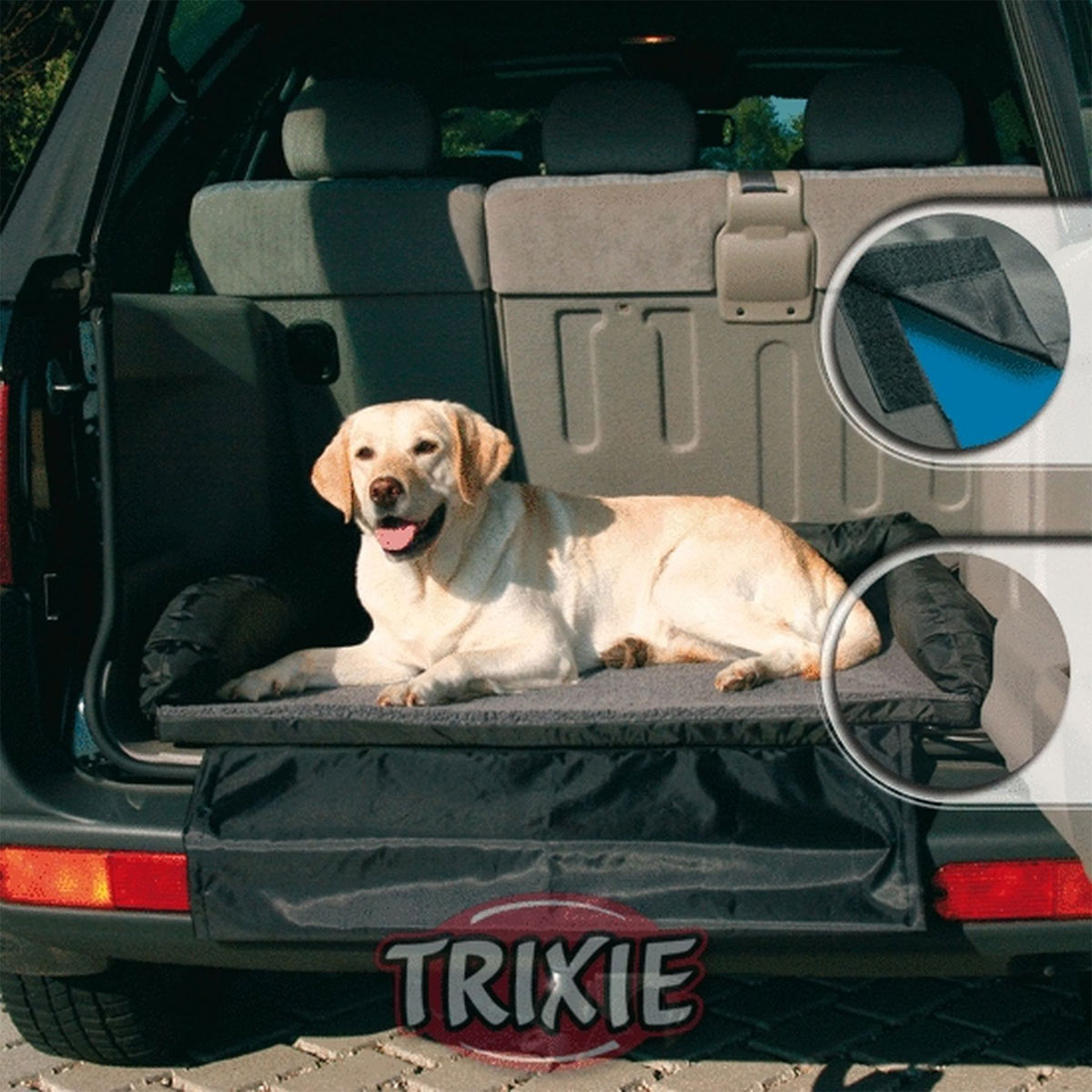 Trixie  Autobett schwarz/grau 95×75 cm | 265653