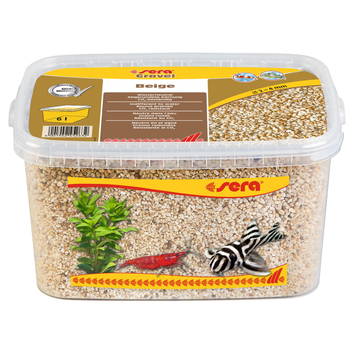 sera  Gravel Beige Durchmesser 2 - 4 mm 6 l | 268381