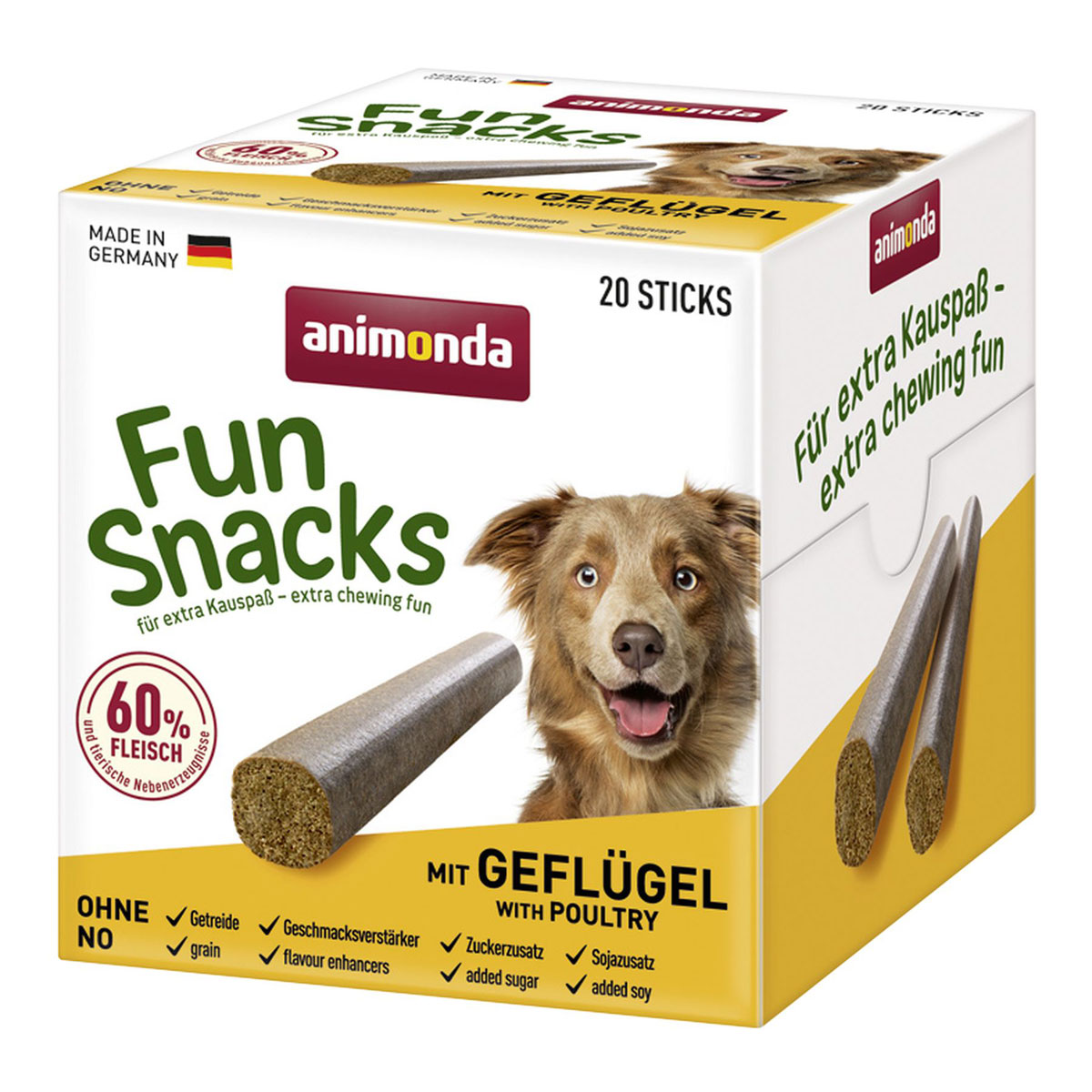animonda  Snack Fun mit Geflügel 20 Sticks | 269931