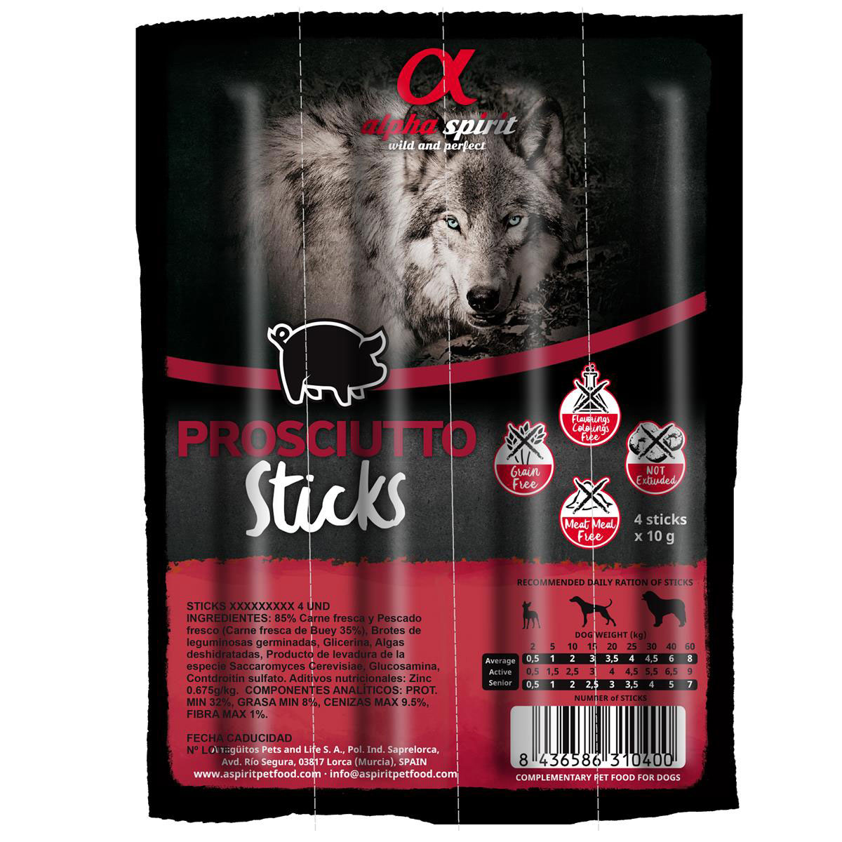 alphaspirit  Sticks Prosciutto 4er | 271774