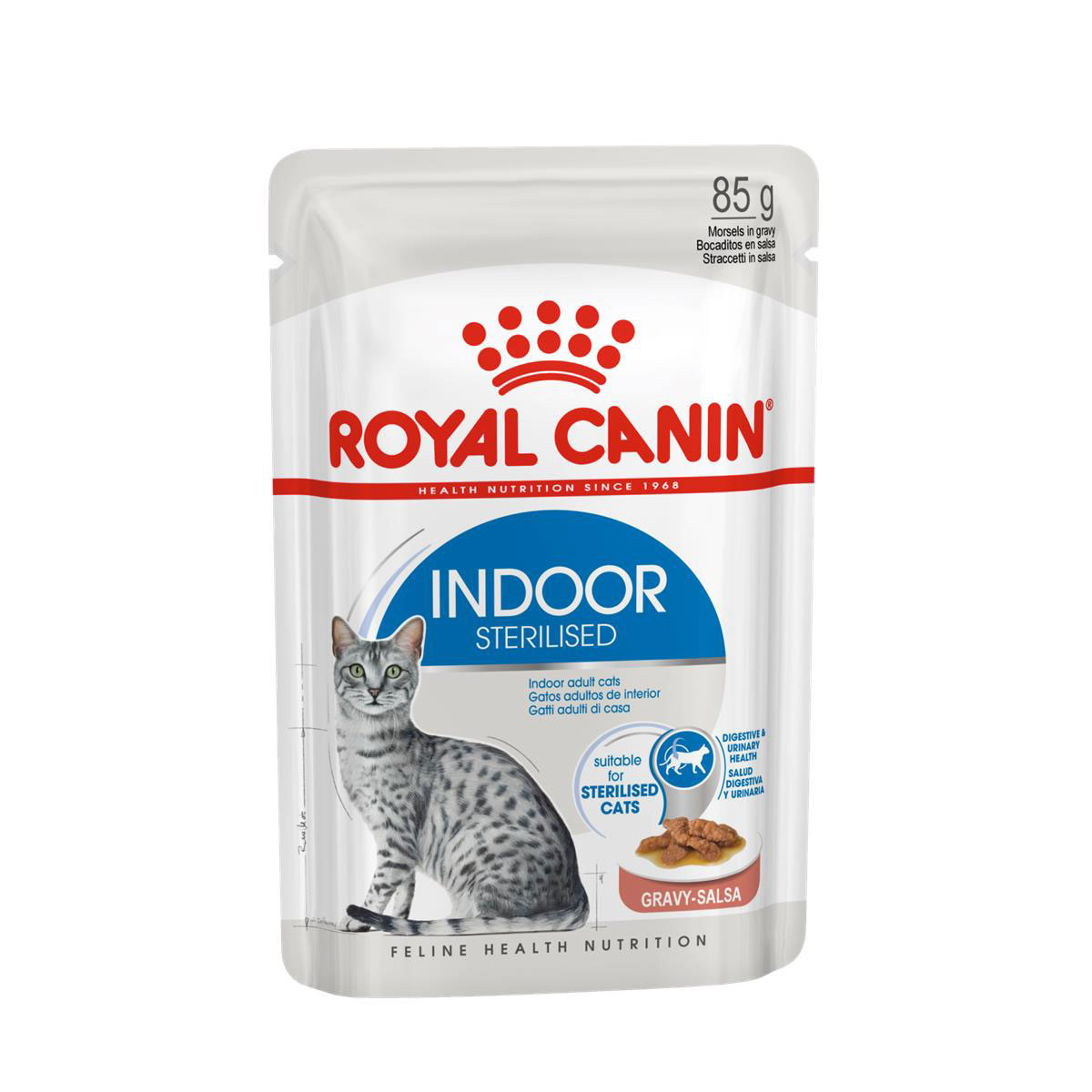 Royal Canin  Feline Health Nutrition Indoor Sterilised in Sauce 85 g | 271823