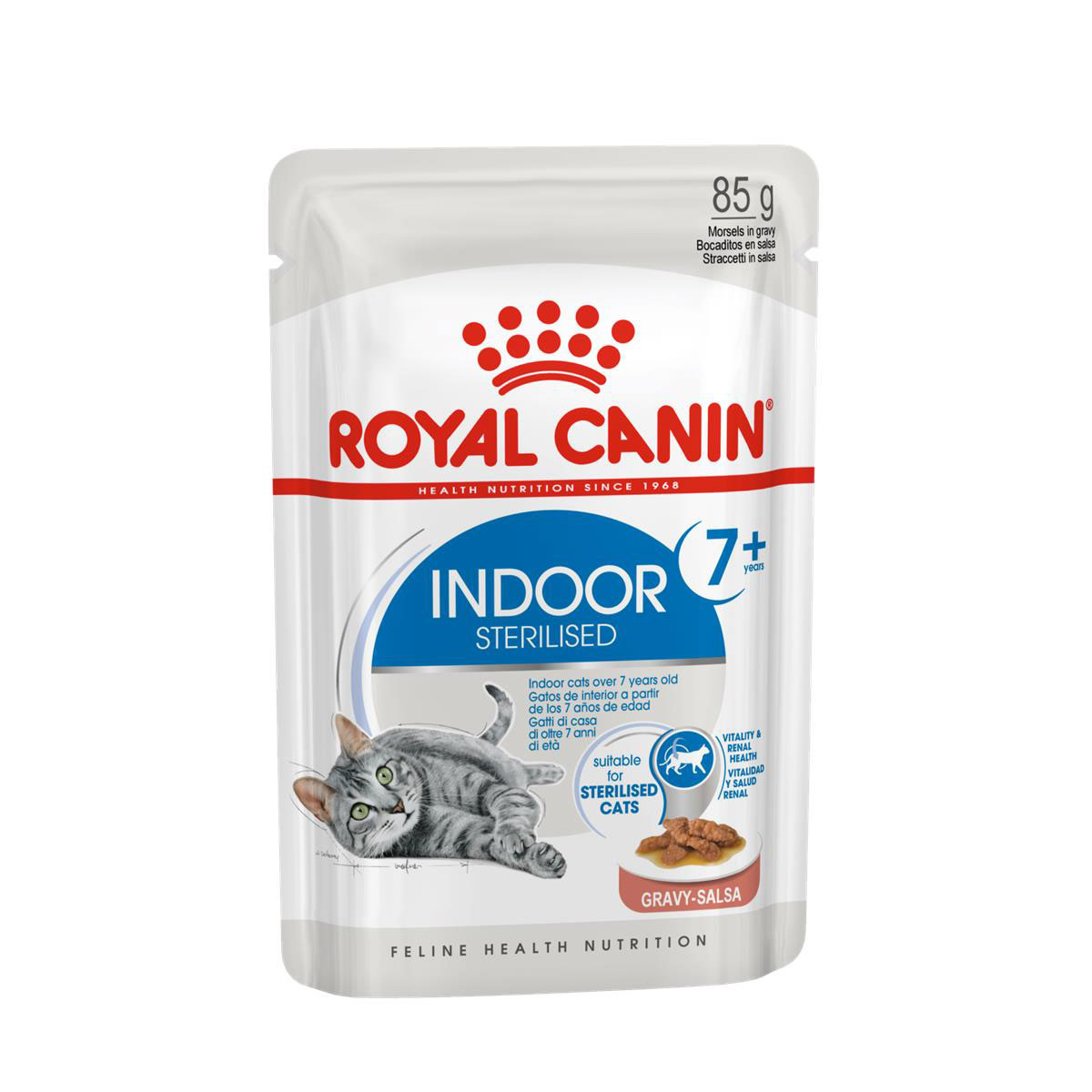 Royal Canin  Feline Health Nutrition Indoor 7+ Sterilised in Sauce 85 g | 271825