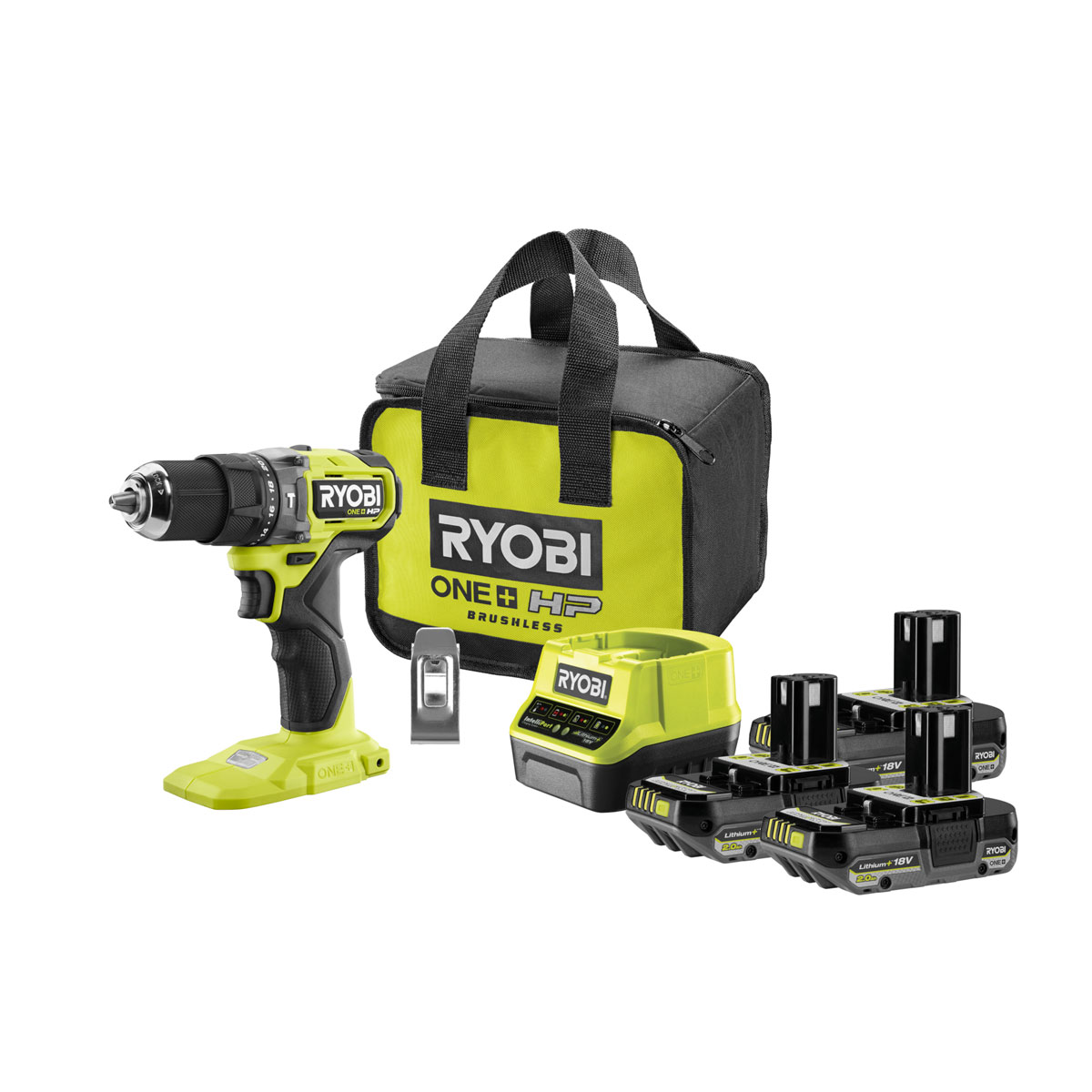 Ryobi  Akku-Schlagbohrschrauber RPD18C-320S 18 Volt mit 3 Akkus und Ladegerät | 278492