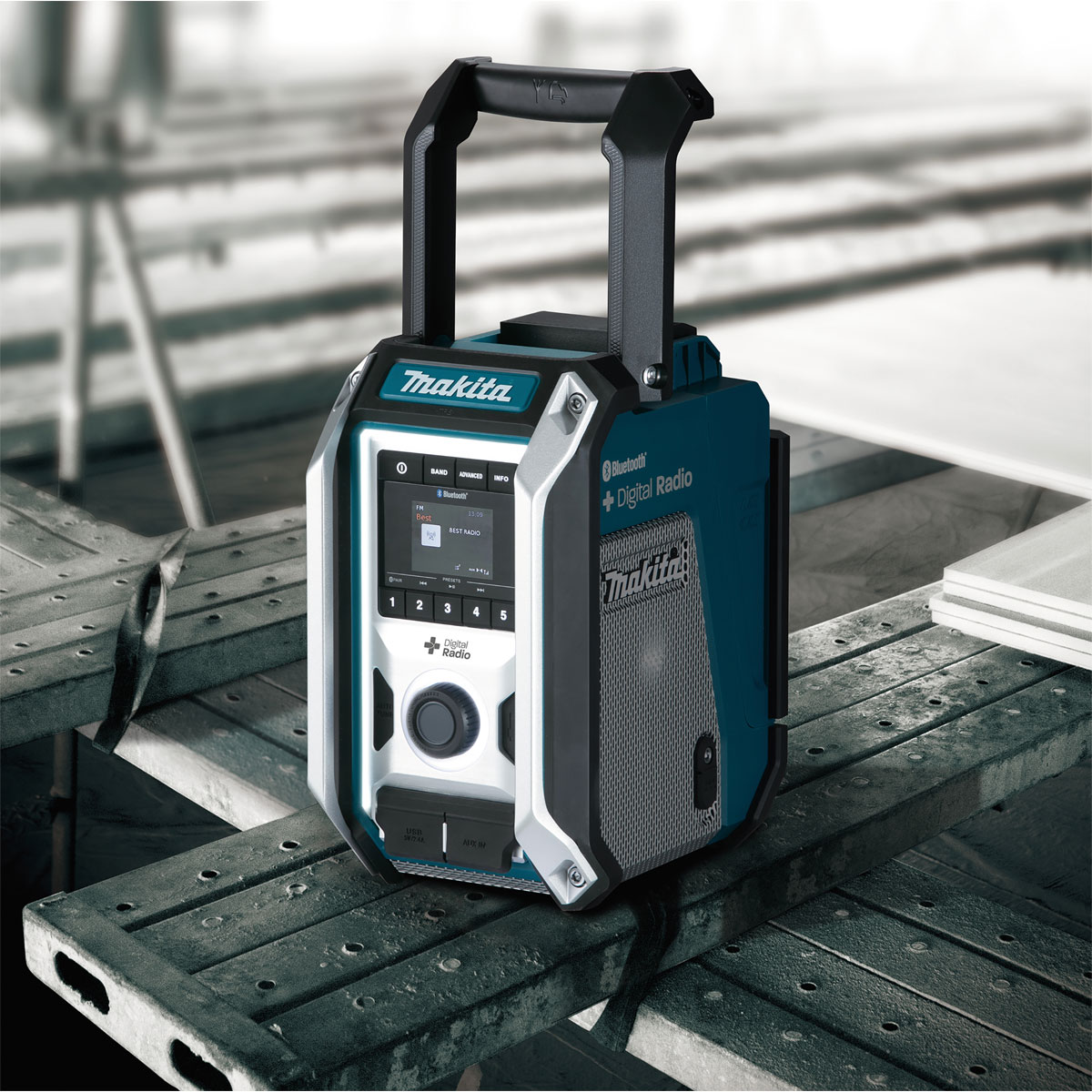 Makita Akku-Baustellenradio DMR 115 ohne Akku und Ladegerät | 278635 – Bild 3