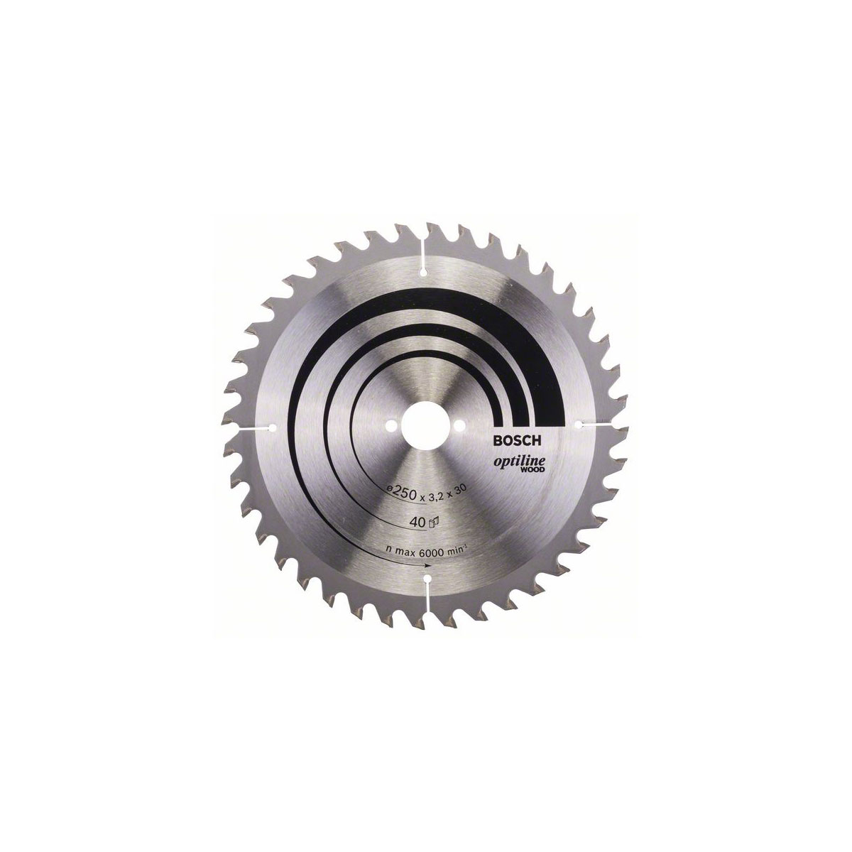 Bosch  Kreissägeblatt TKB Optiline 40UW 25 x 3 cm | 250 | 299953