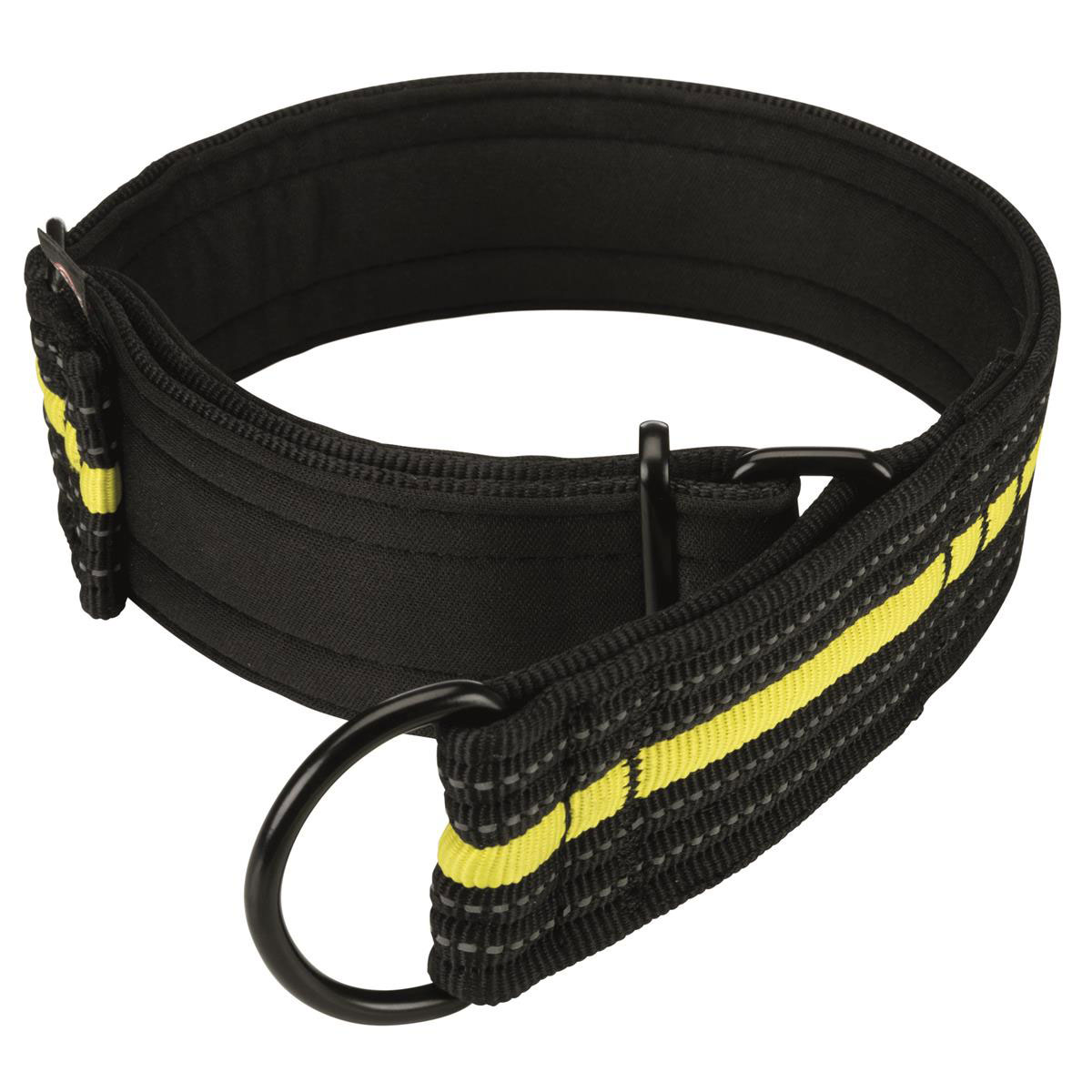 Trixie  Sporting Fusion Zug-Stopp-Halsband schwarz/gelb M-L | 33822