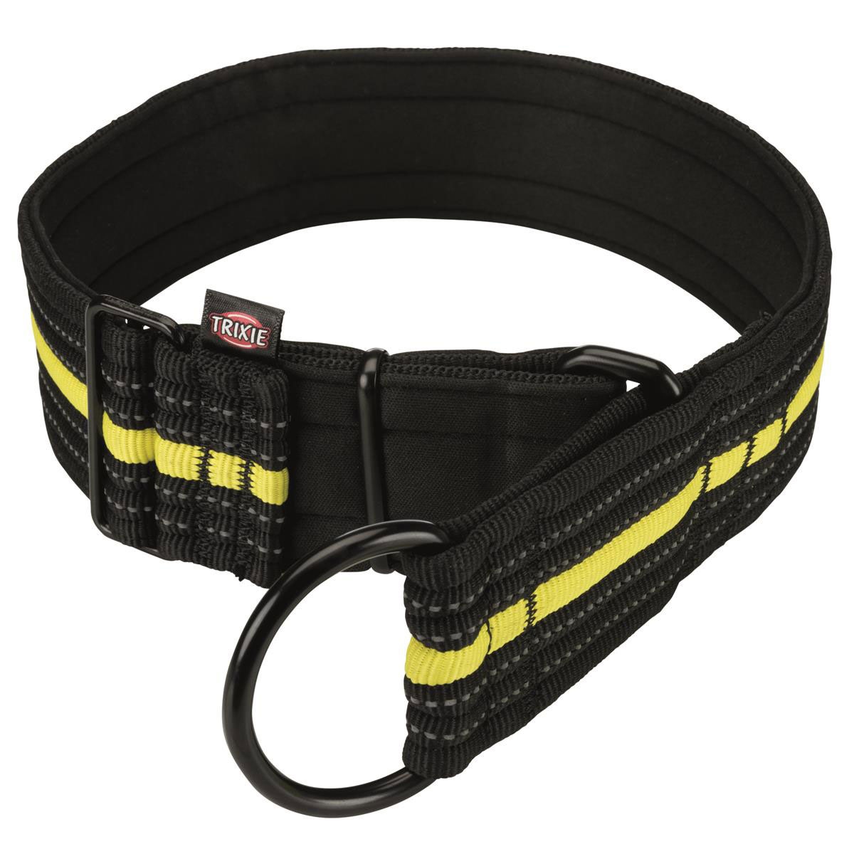 Trixie  Sporting Fusion Zug-Stopp-Halsband schwarz/gelb L-XL | 33826