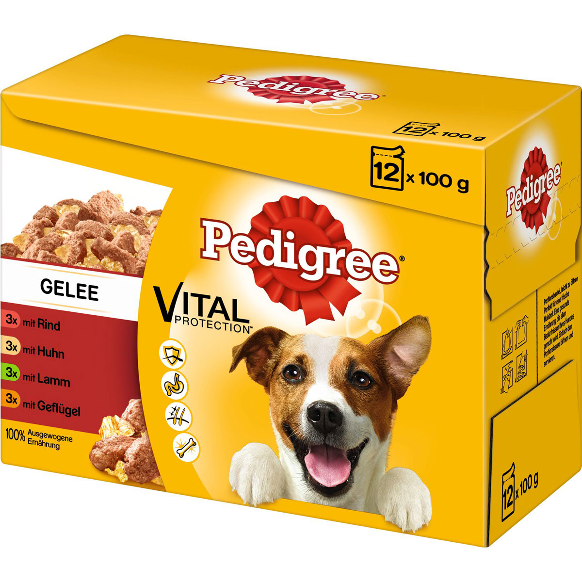 Pedigree  Portionsbeutel Adult in Gelee im Multipack 12 x 100g | 404529
