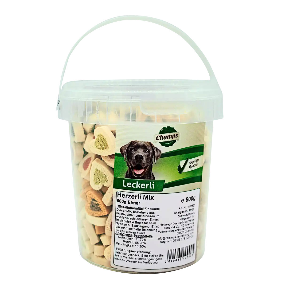 Champs Hunde-Snack Herzerli Mix 500 g | 406621