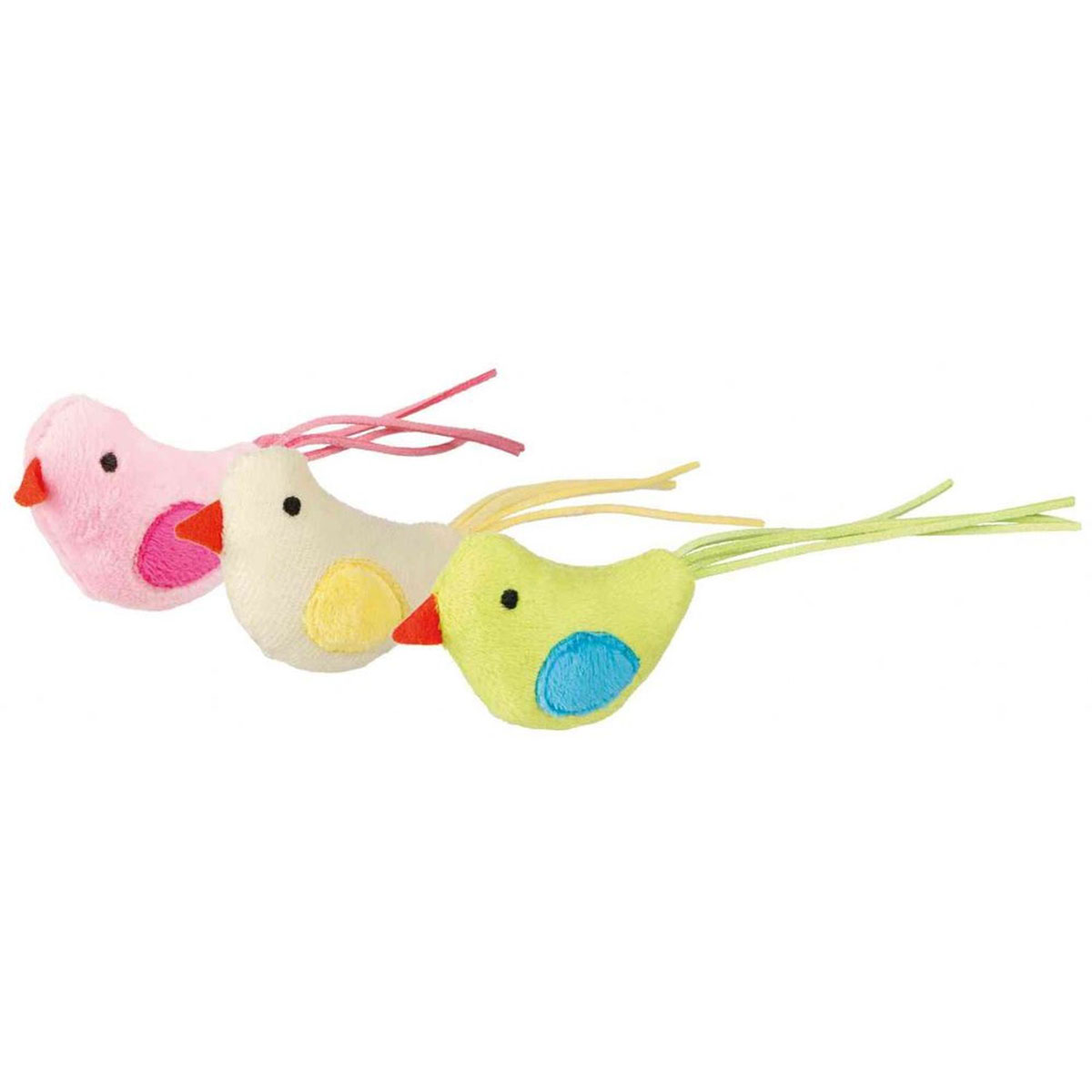 Trixie  Vogel Plüsch rosa 7 cm | 406786