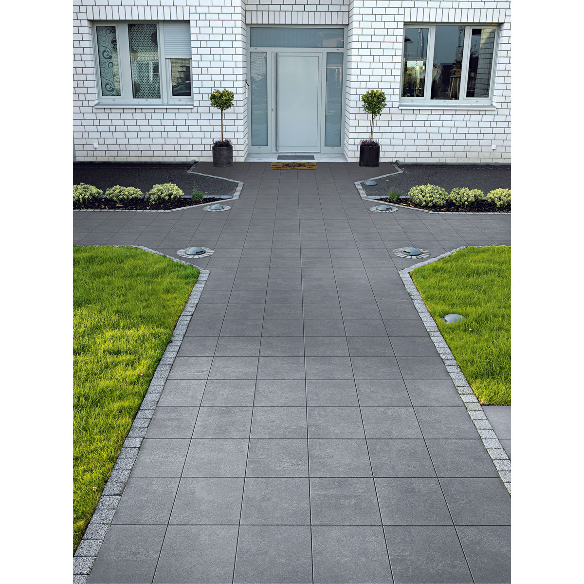 Lusit  Beton-Gehwegplatte anthrazit 50 x 50 x 5 cm | 50x50 | 470912 – Bild 4