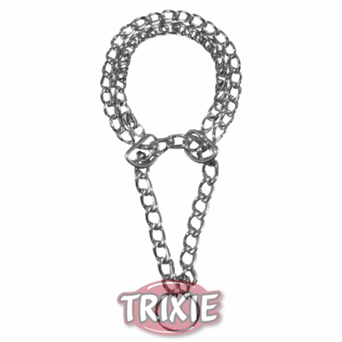 Trixie  Zug-Stopp-Kettenhalsband 2reihig 60 cm/2 mm | 484092