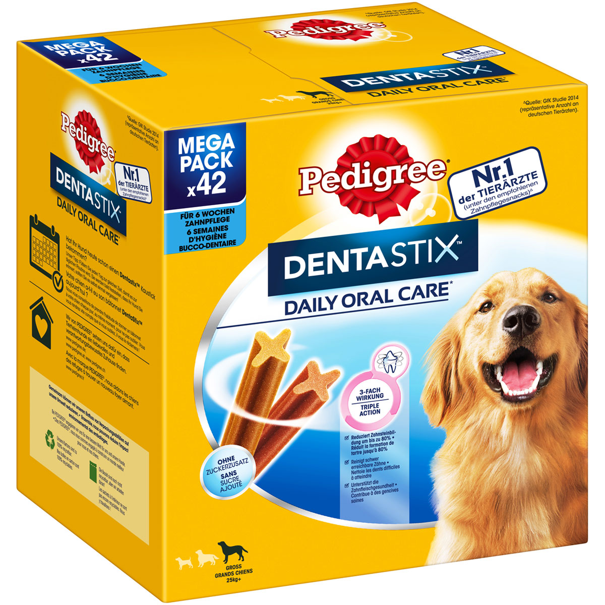 Pedigree Hundesnack DentaStix für große Hunde | große Hunde | 507177