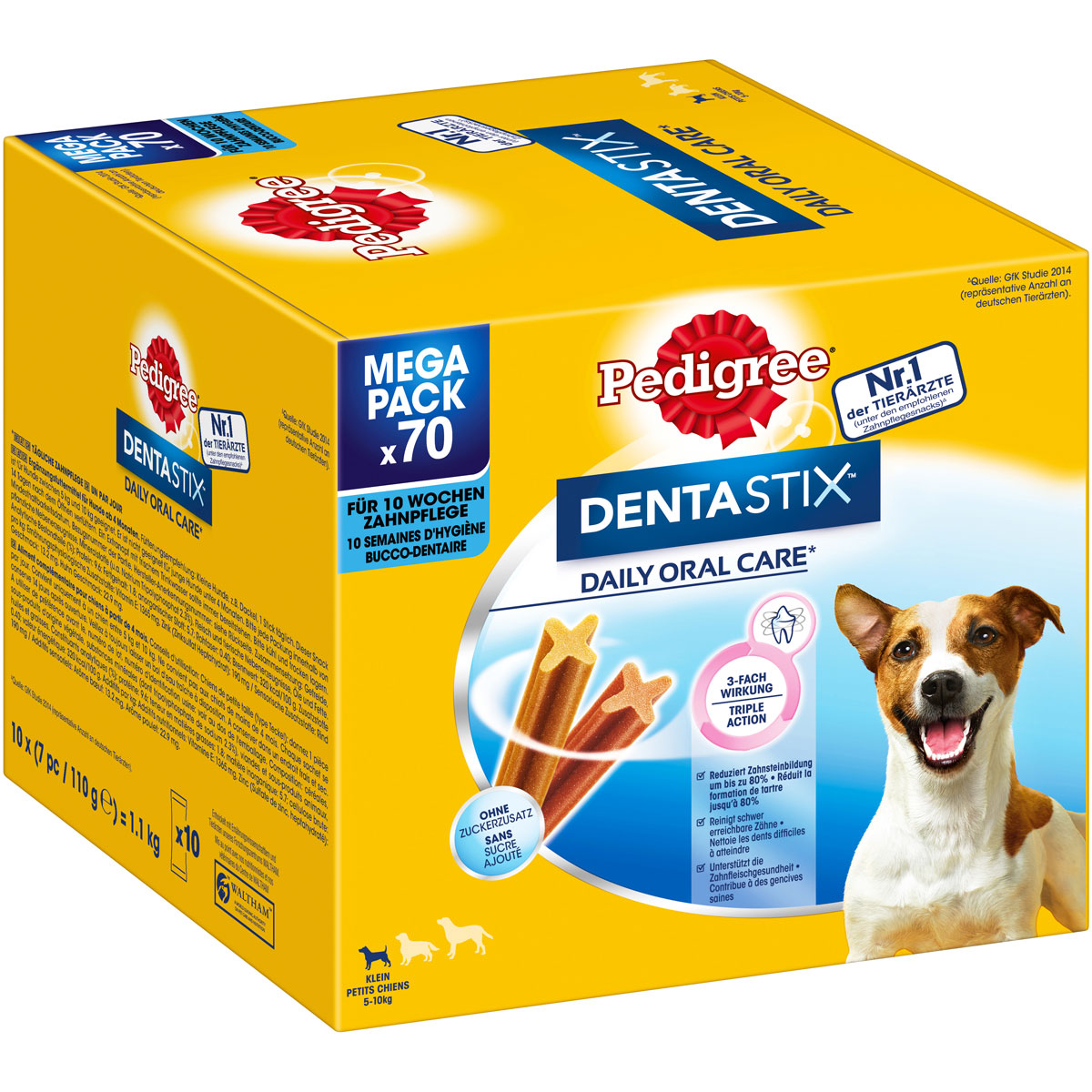 Pedigree Hundesnack MP DentaStix für kleine Hunde | kleine Hunde | 507178