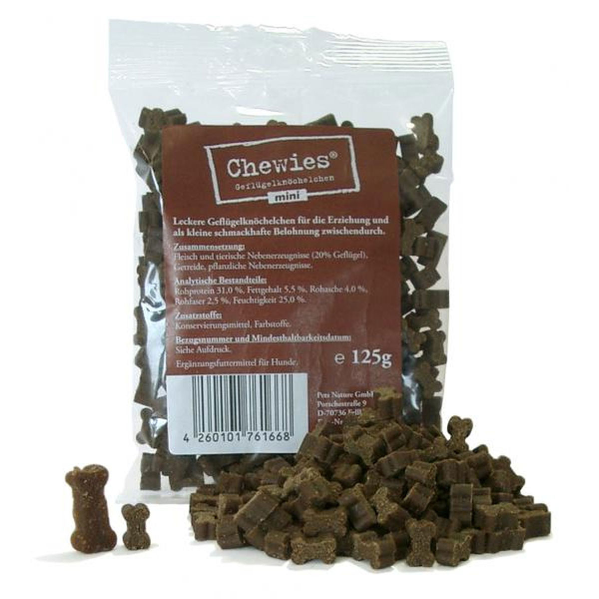 Dog Chewies Mini Geflügel 125g | 510147