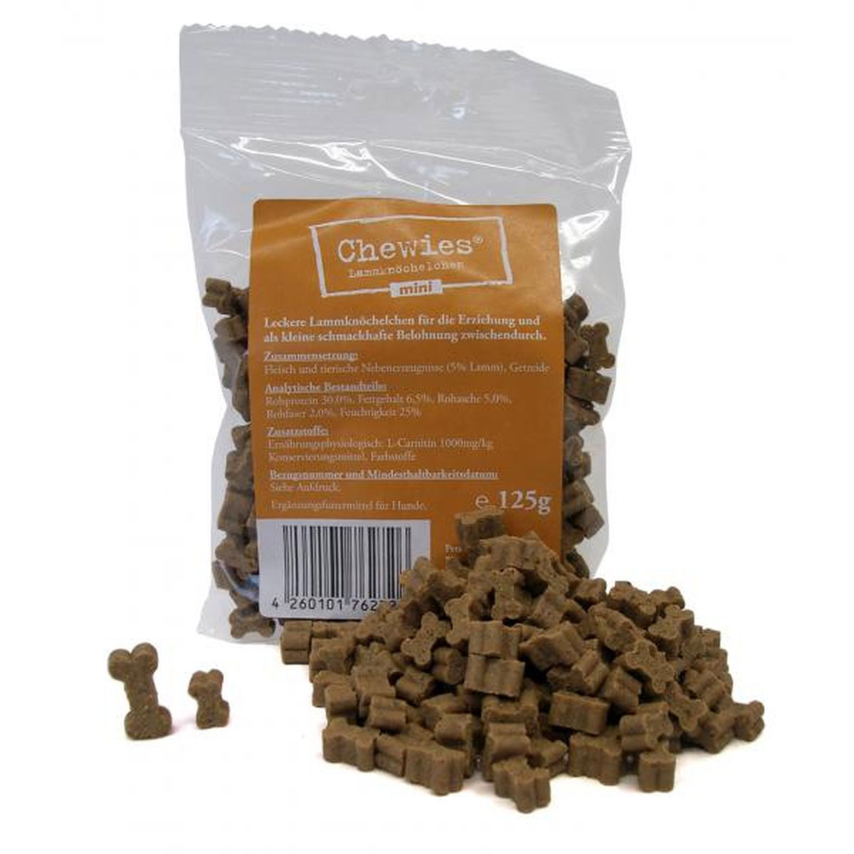 Dog Chewies Mini Lamm 125g | 510157