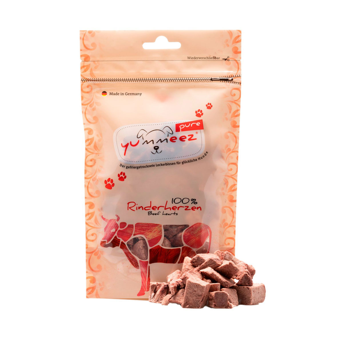 Yummeez  Dog Pure Rinderherzen 35g | 510201