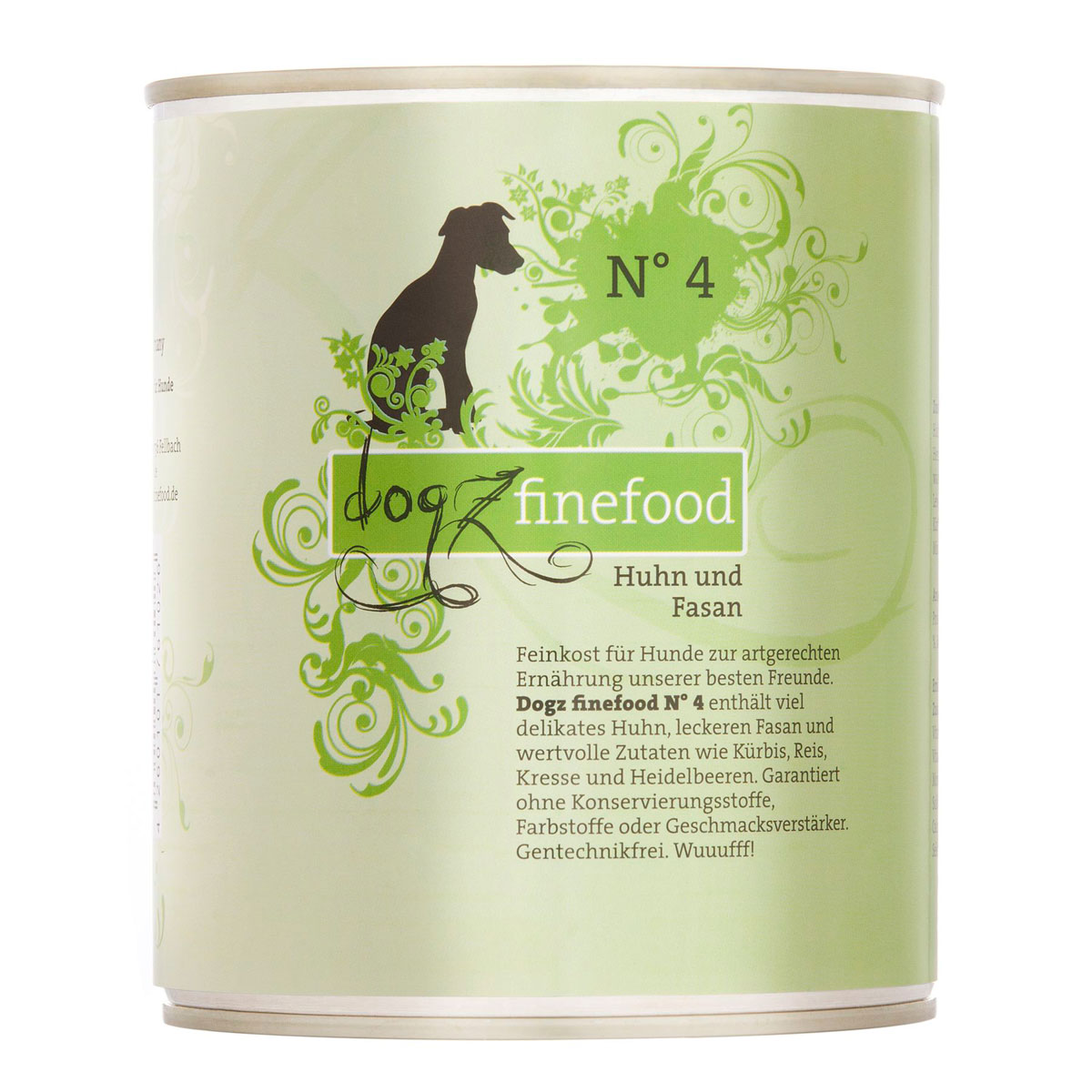 Dogz finefood Dose No 4 Huhn Fasan 800g | 510357