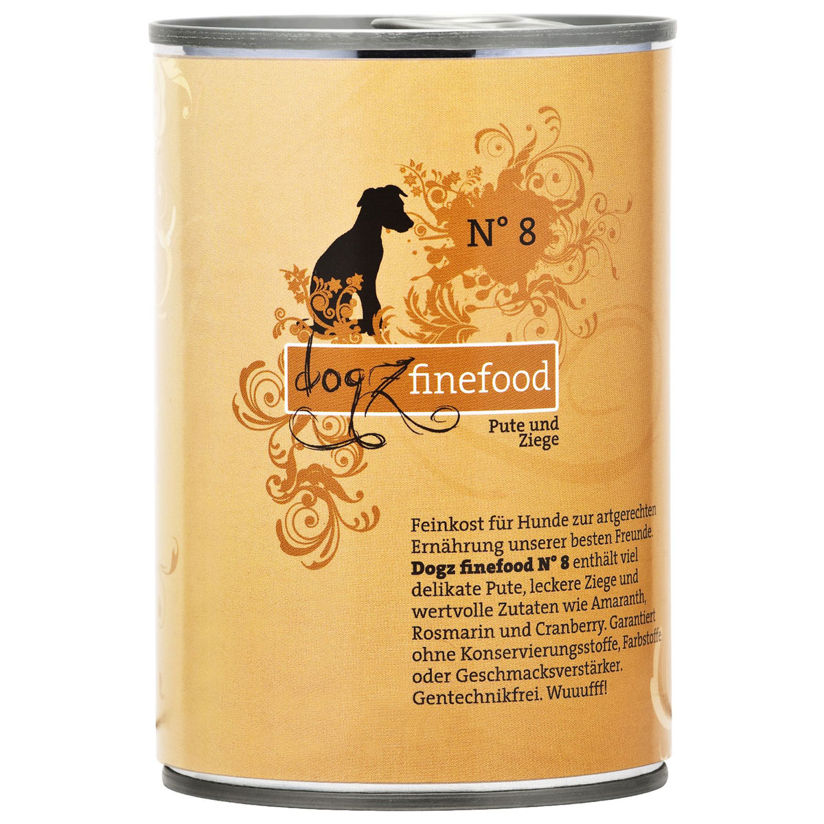 Dogz finefood Dose No 8 Pute Ziege 400g | 510362