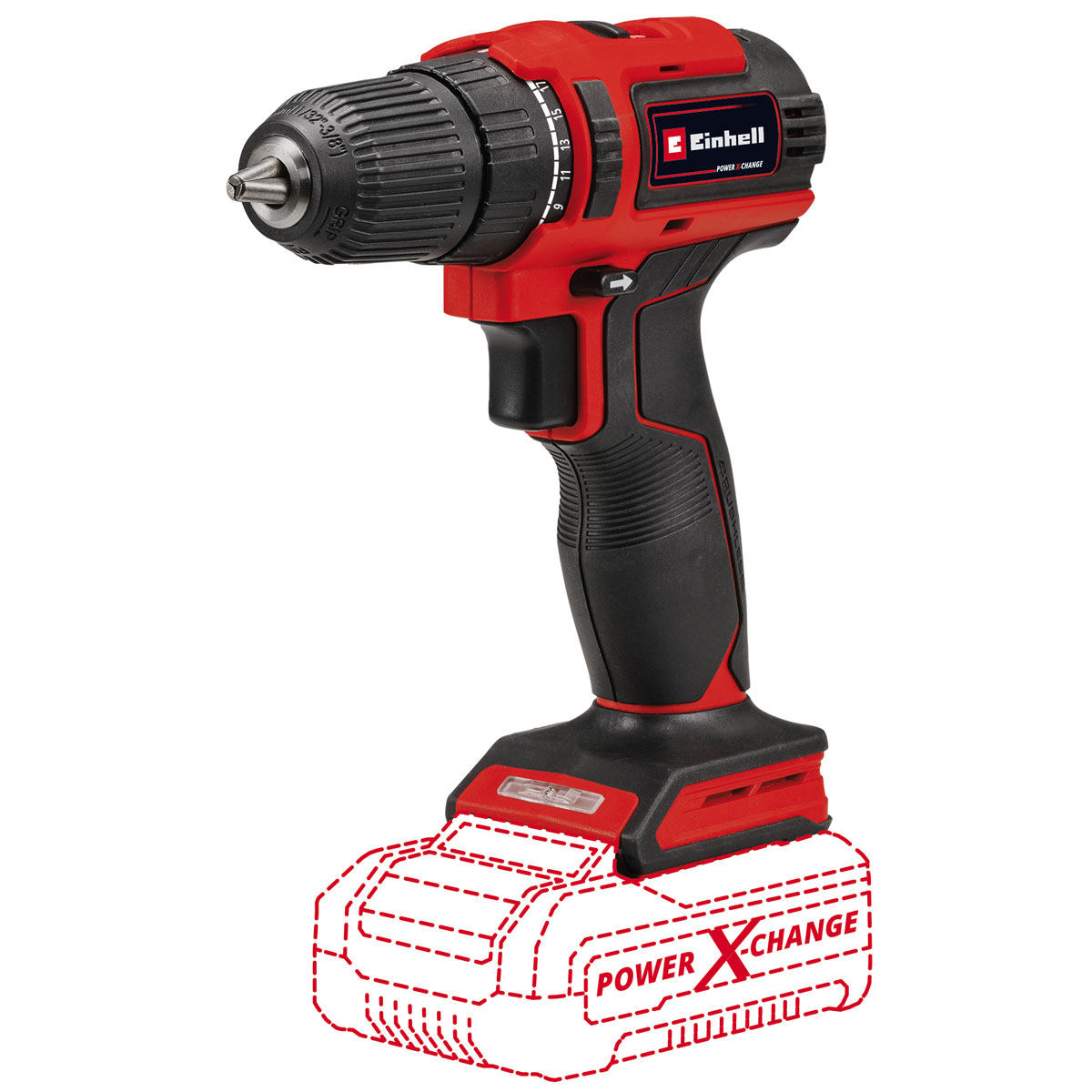 Einhell Akku-Bohrschrauber TE-CD 18/40 Li BL-Solo | 513400