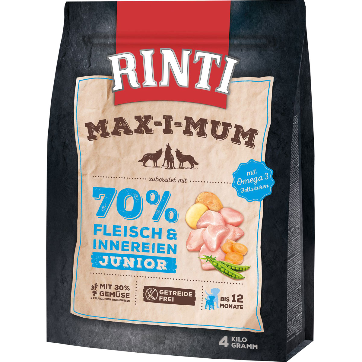 Rinti  Max-i-mum Junior Huhn 4kg | 518313