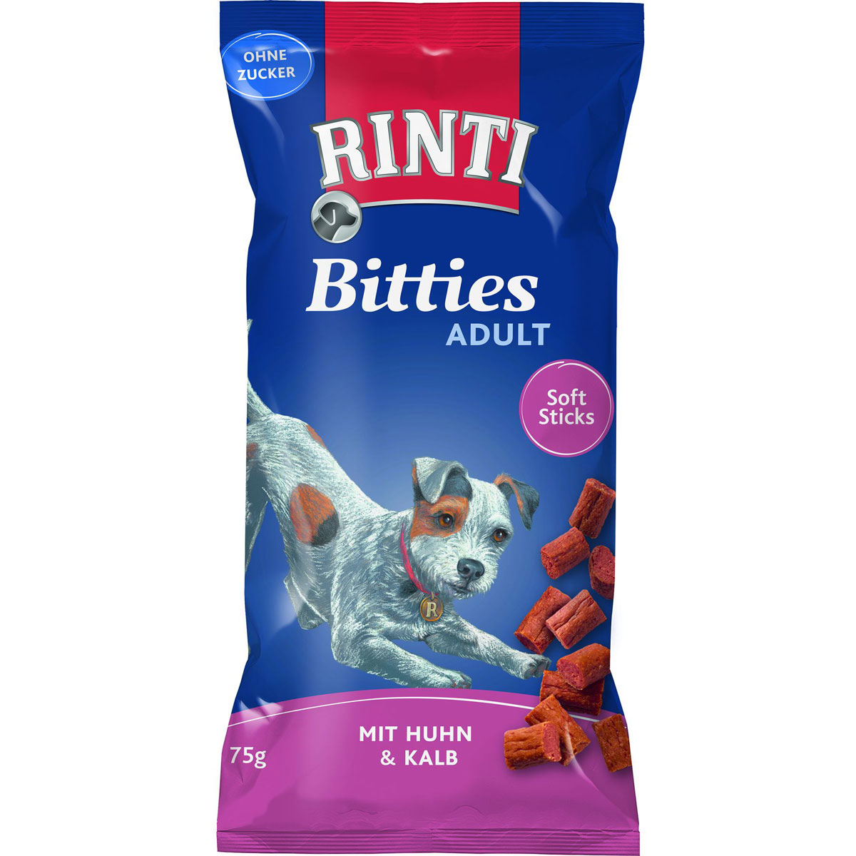 Rinti  Snack Bitties Huhn+Kalb 75g | 518319