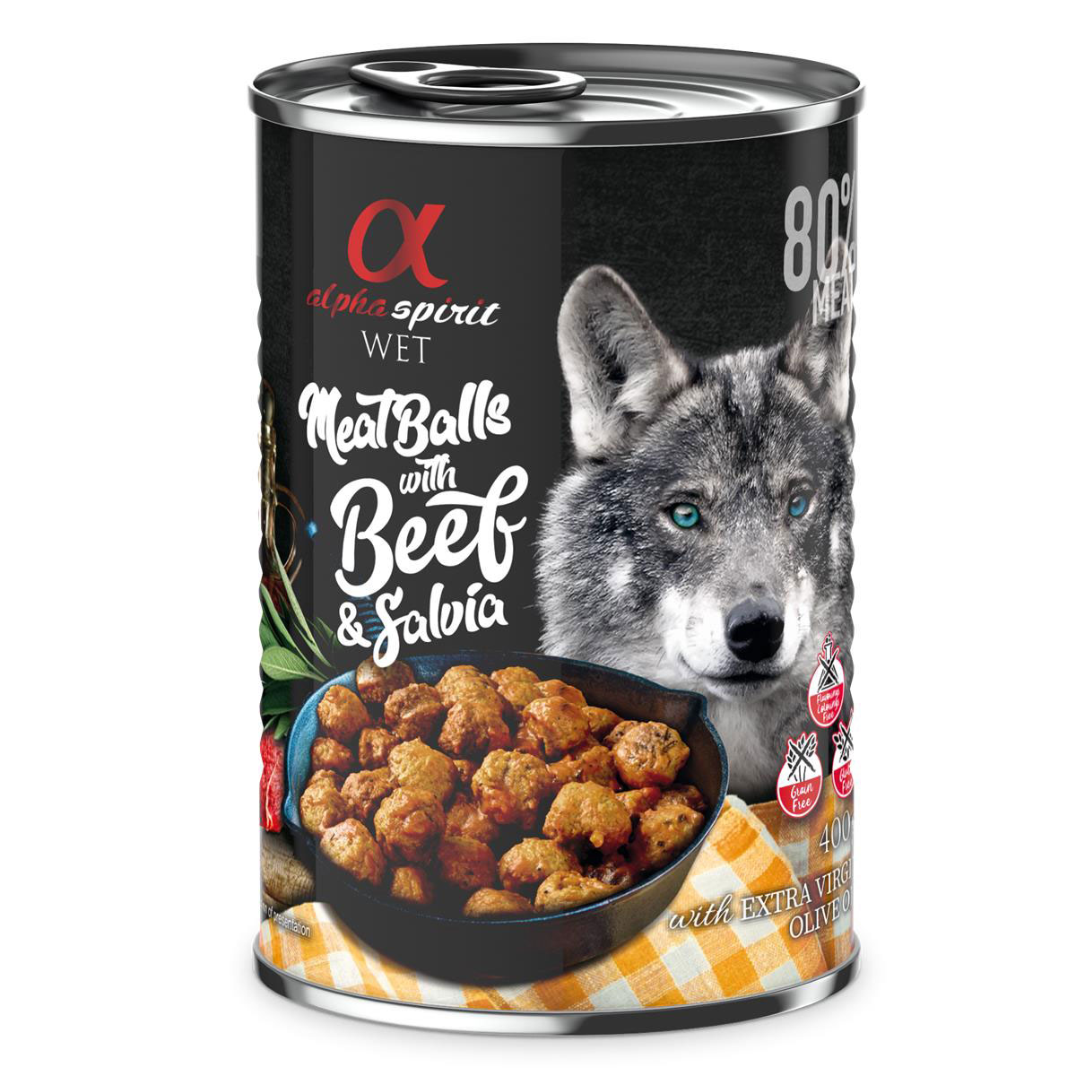 alphaspirit  MeatBalls mit Rind und Salbei 400g | 520000