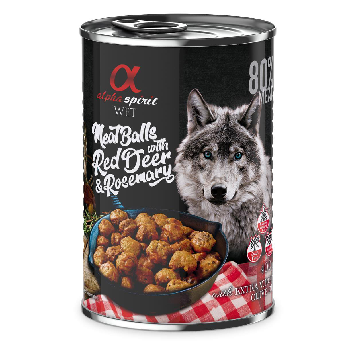 alphaspirit  MeatBalls mit Rothirsch und Rosmarin 400g | 520003
