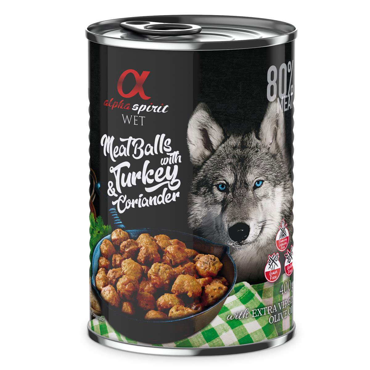 alphaspirit  MeatBalls mit Truthahn und Koriander 400g | 520004