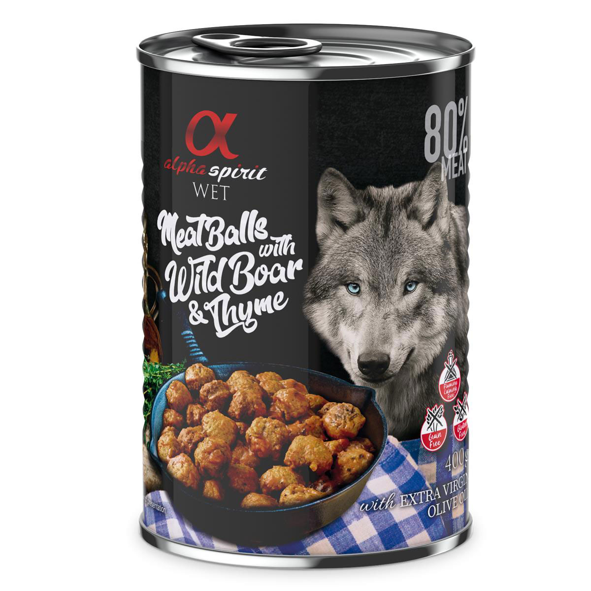 alphaspirit  MeatBalls mit Wildschwein und Thymian 400g | 520005