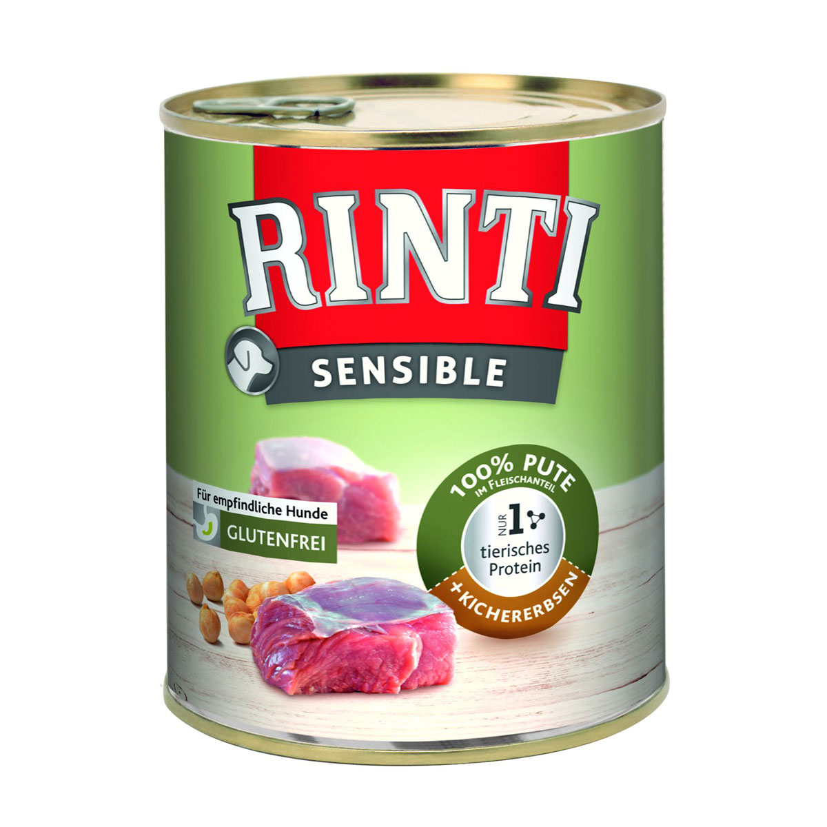 Rinti  Sensible Pute und Kichererbsen 800g | 523374