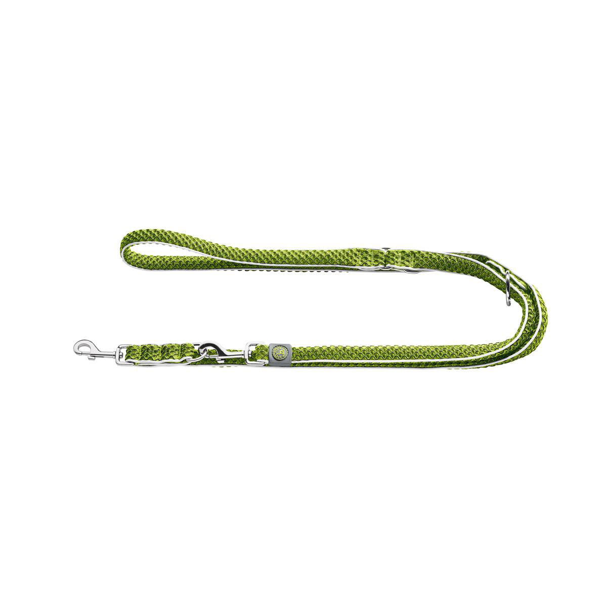 Hunter  Verstellbare Führleine Hilo limette 25 mm / 200 cm | 524245