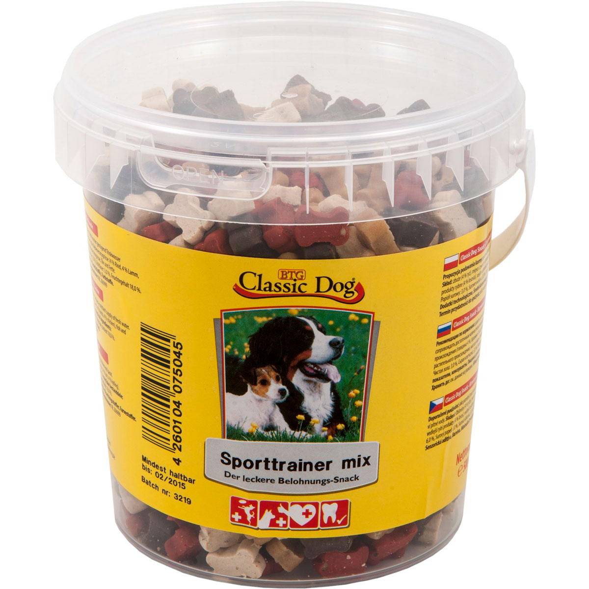 Classic Dog  Snack Sporttrainer Mix 500g Eimer | 525986