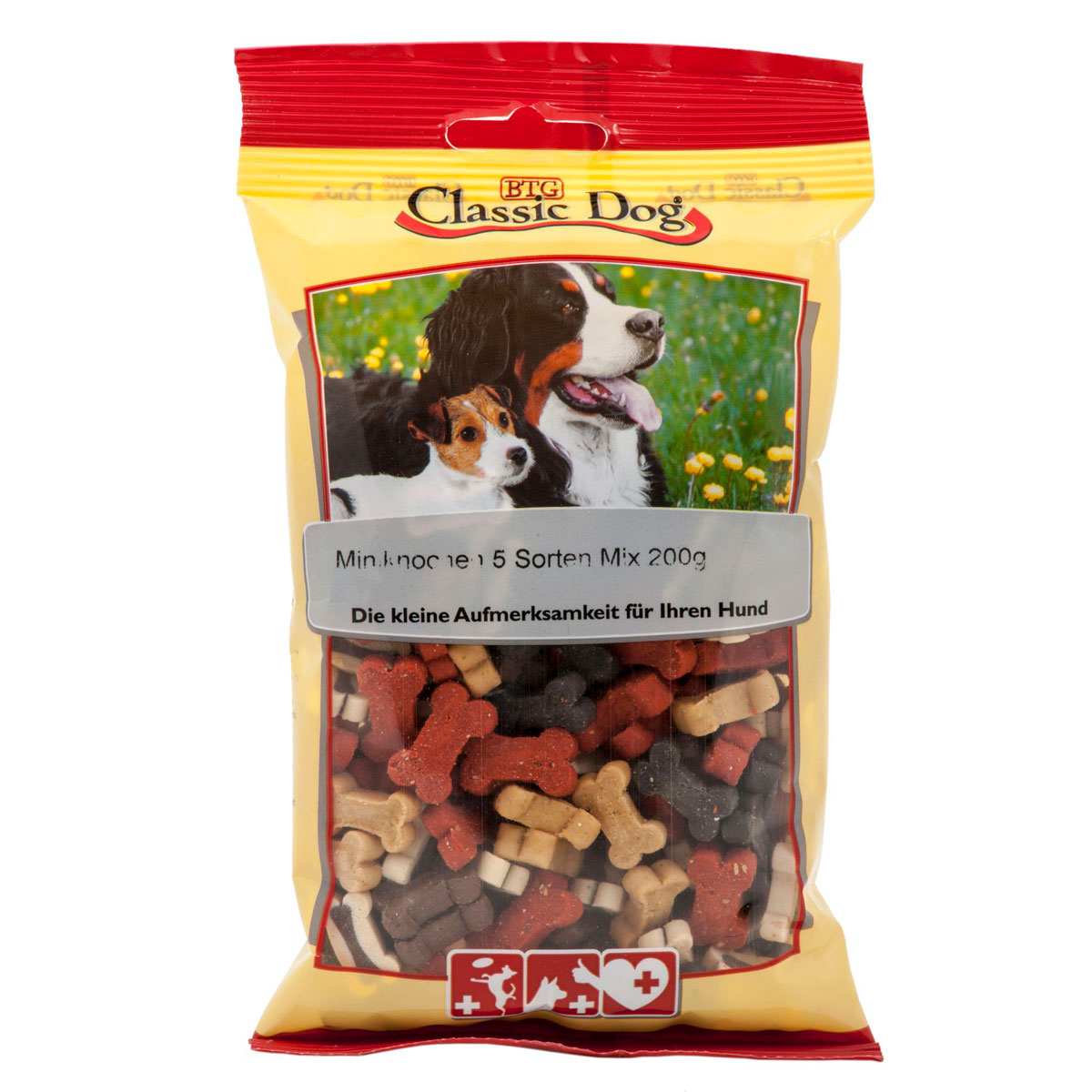 Classic Dog  Snack Miniknochen 5 Sorten Mix 200g | 526007