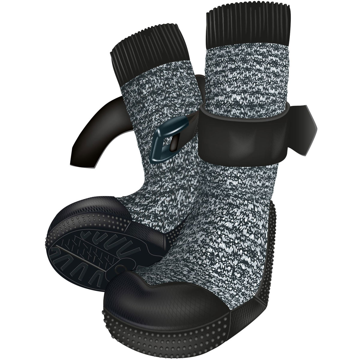 Trixie  Pfotenschutz Walker Socks S-M 2St sch/gr | 526027
