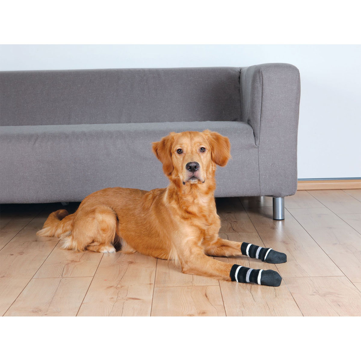 Trixie  Anti-Rutsch Hundesocken schwarz M-L | 53277