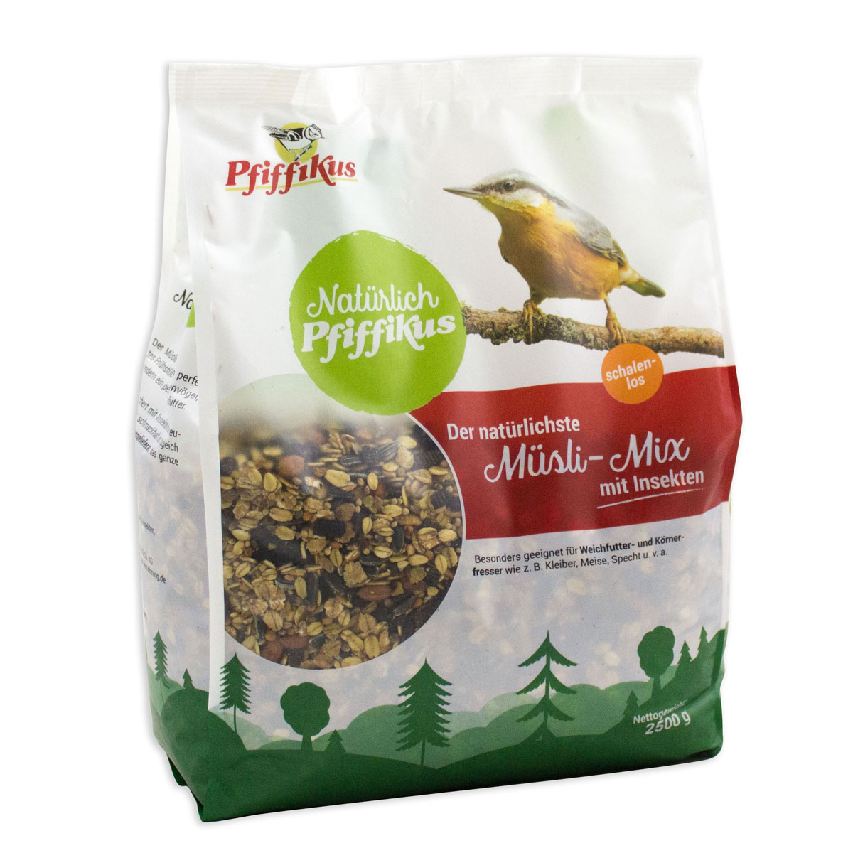 Pfiffikus  Natürlich Müsli-Mix 2,5 kg mit Insekten | 537633