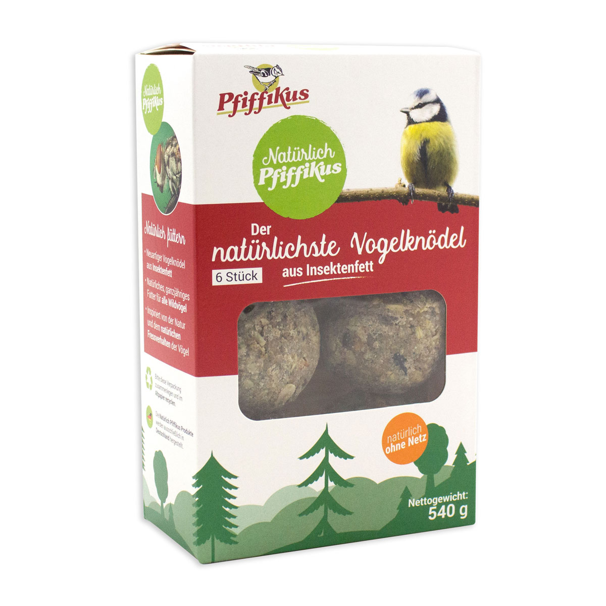 Pfiffikus  Natürlich Vogelknödel 6er | 537642