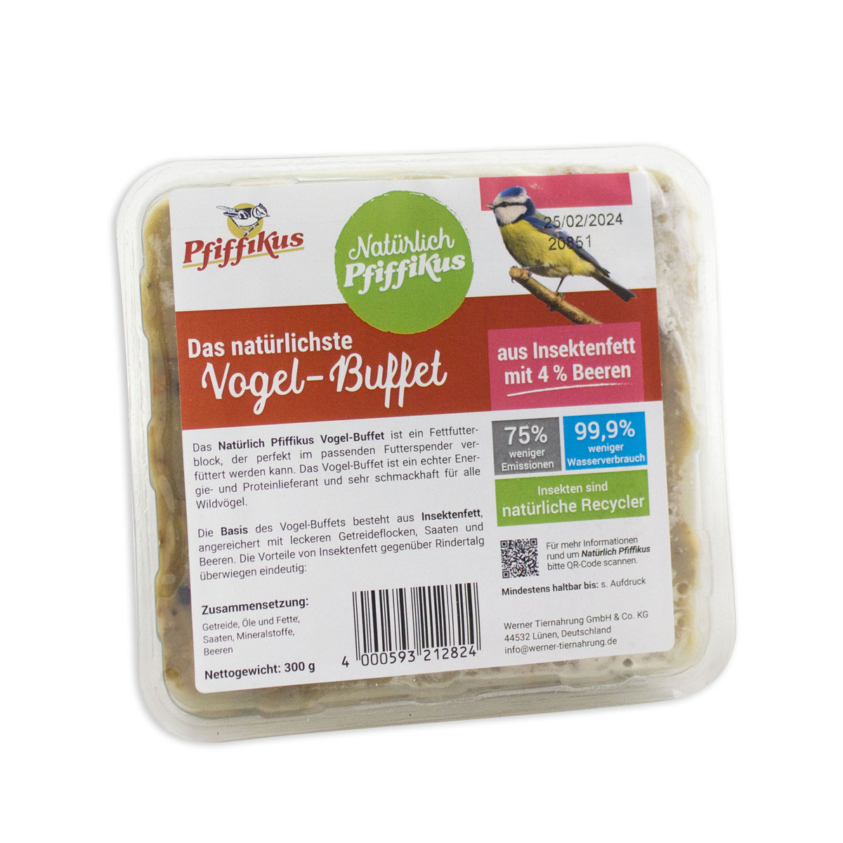 Pfiffikus  Natürlich Vogelbuffet 0,3 kg mit Beeren | 537646