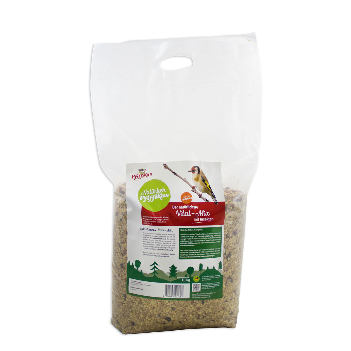Pfiffikus  Natürlich Vital-Mix 10 kg mit Insekten | 537862