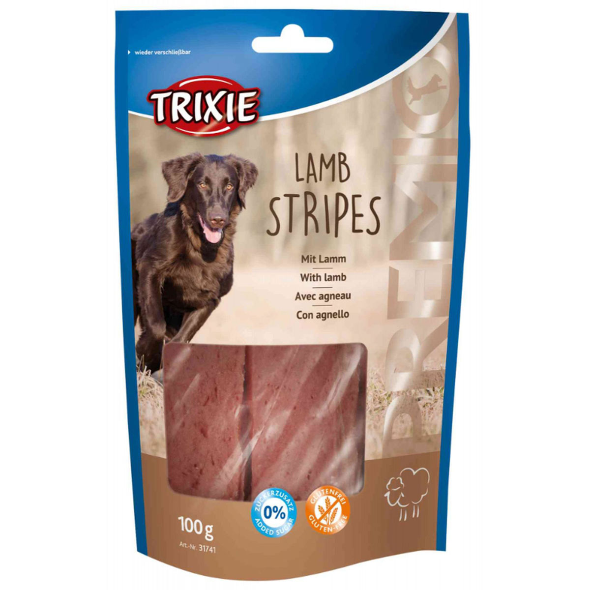 Trixie  Premio Lamb Stripes 100g | 71995