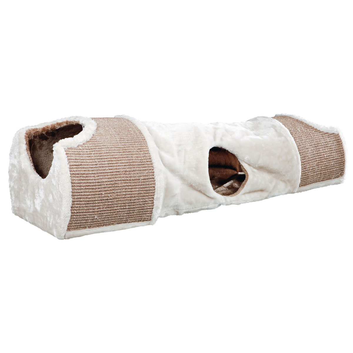 Trixie  Cat Kratztunnel lichtgrau/braun 110 x 30 x 38 cm | 72019