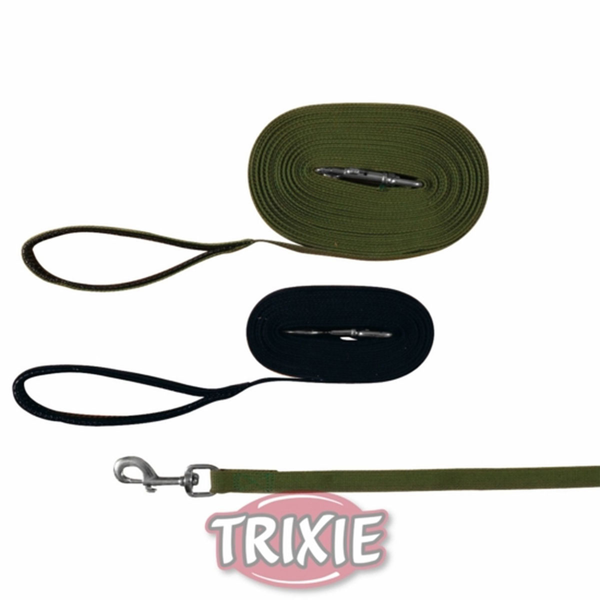 Trixie  Schleppleine Gurtband grün 5m/20 mm | 780829