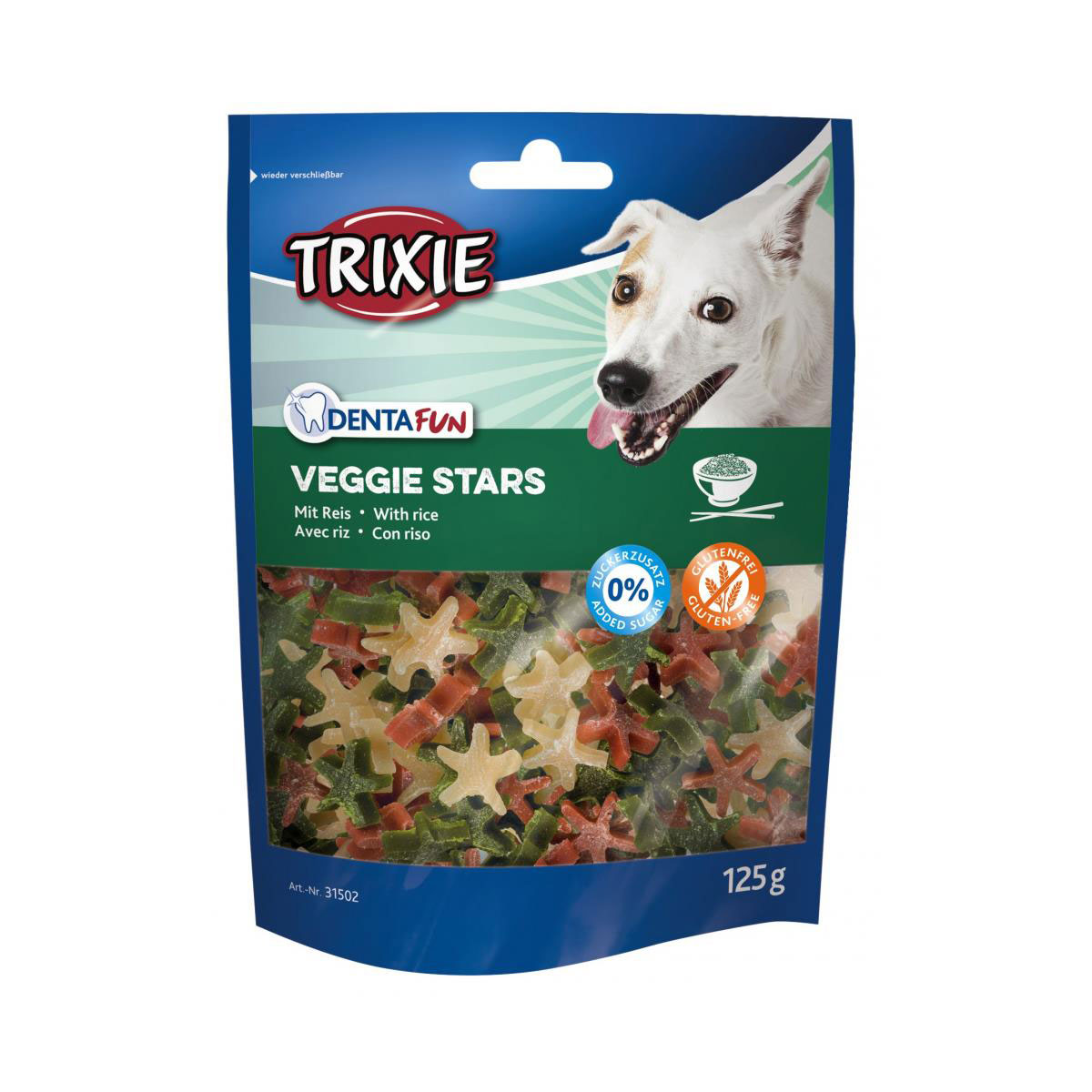 Trixie  DentaFun Veggie Stars 125 g | 781143